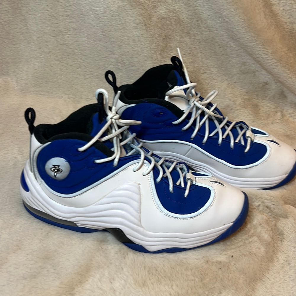Nike Penny 2 - White, Blue & Silver - Youth Size 6